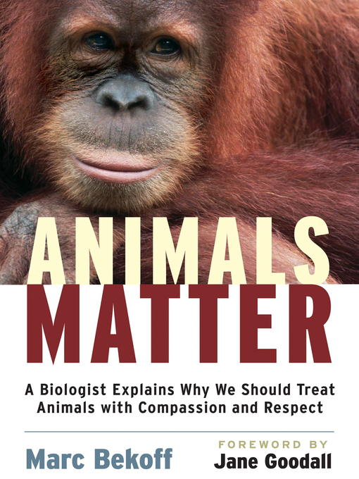 Cover image for Animals Matter